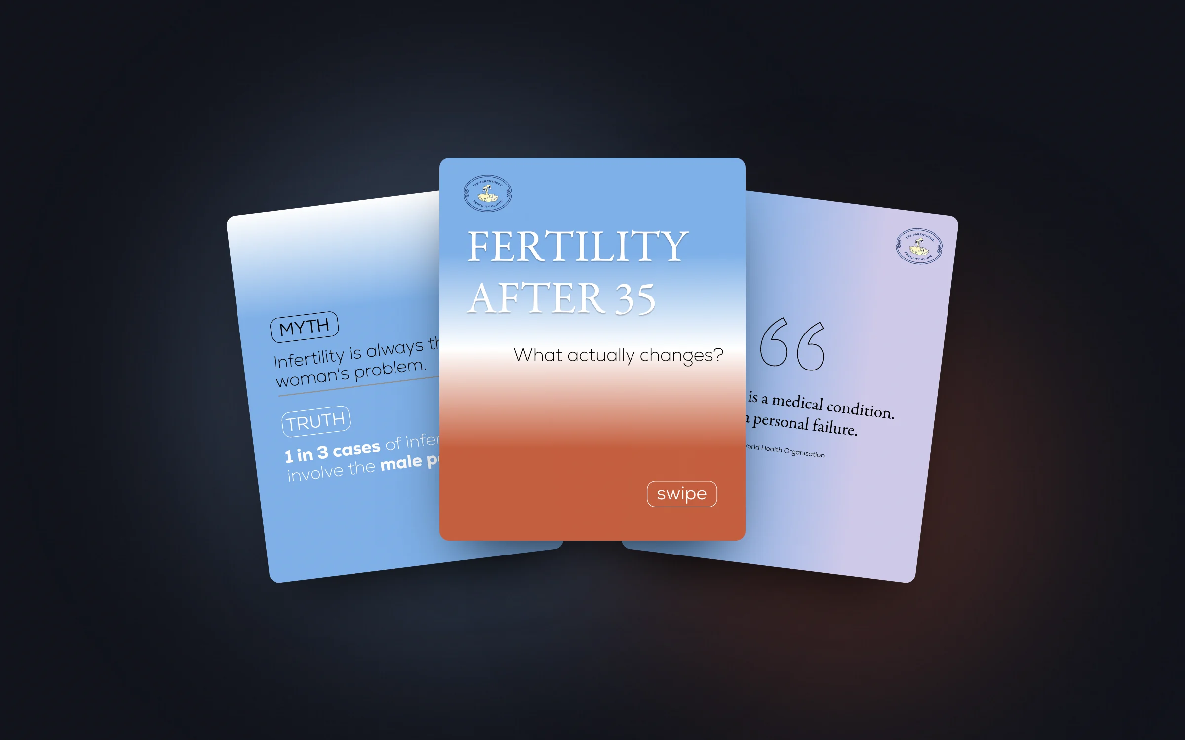 Social posts for The Parenthood Fertility Clinic